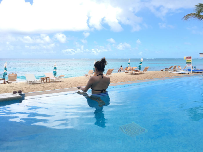 relaxing beach time in the bluest island Anguilla